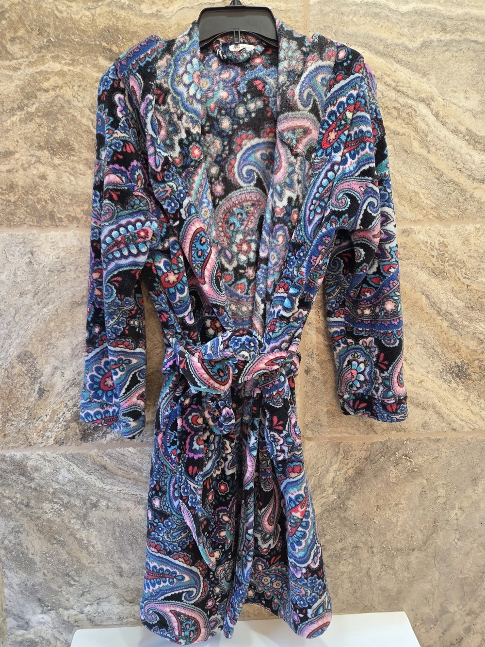 Vera Bradley Multicolor Paisley Robe - Hooded With Pockets L/XL